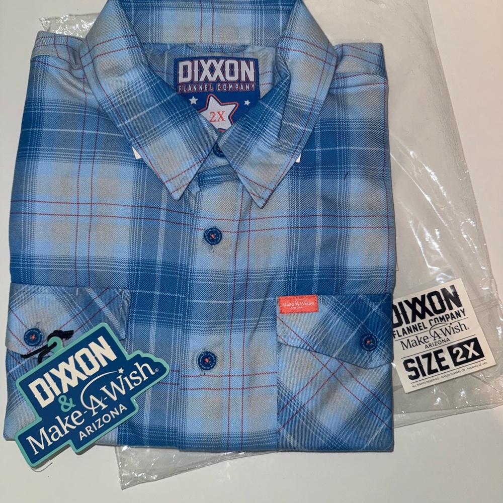 **NWT DIXXON Make A Wish Flannel